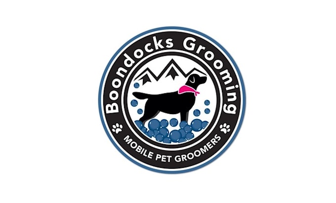 create professional classic logo for boondocks grooming