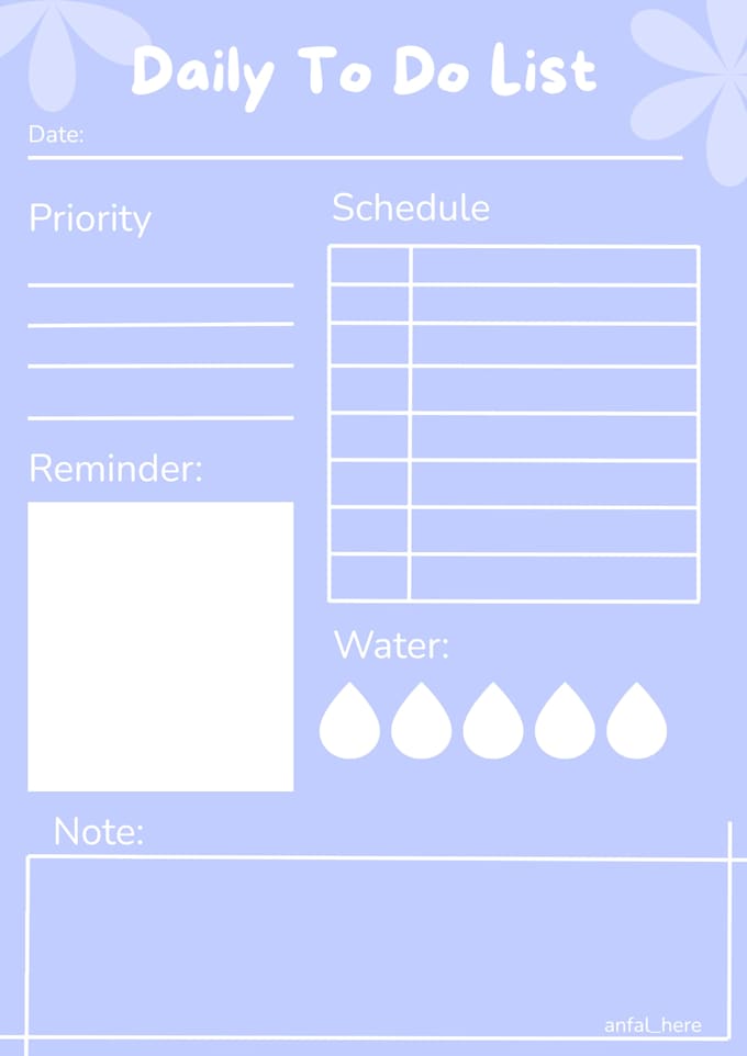 create cute printable planners and productivity templates