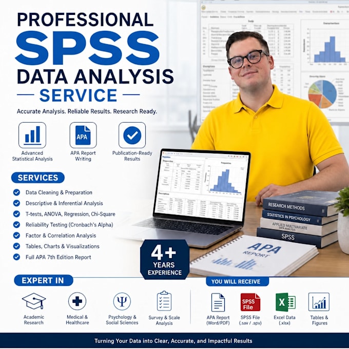do spss data analysis with apa report writing