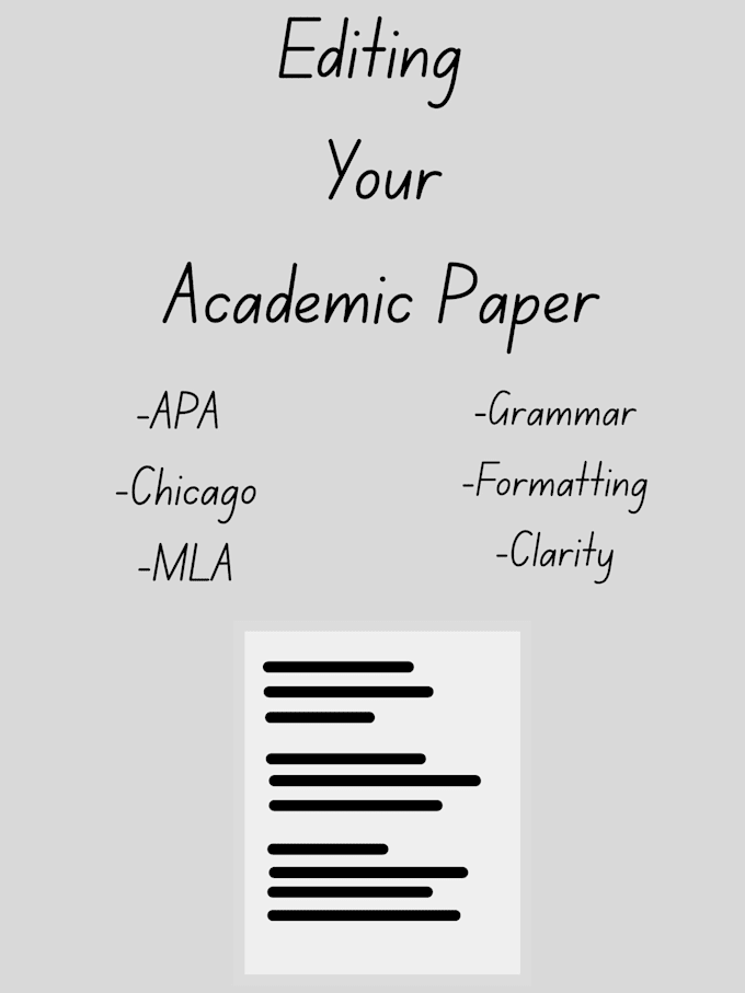 edit your academic paper in apa, chicago, and mla styles