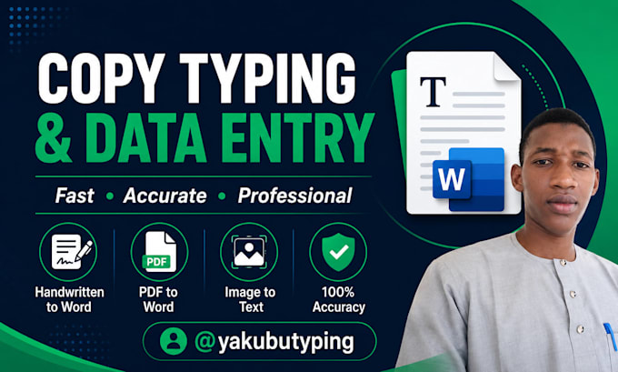 type your handwritten documents and PDF to word accurately
