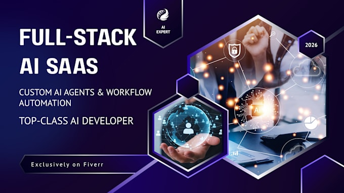 develop custom ai agents, ai automation, and full stack ai saas