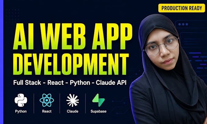 build an ai web app or saas or chatbot as a full stack developer
