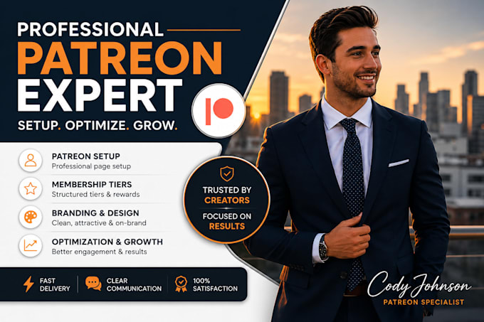 set up and optimize your patreon page professionally