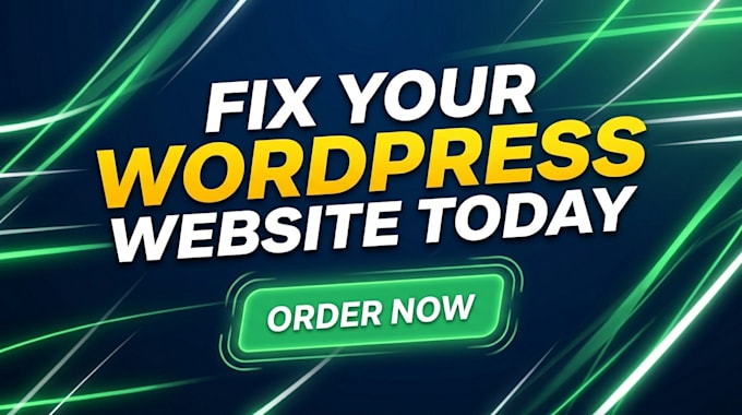 fix wordpress website issues bugs errors and problems fast
