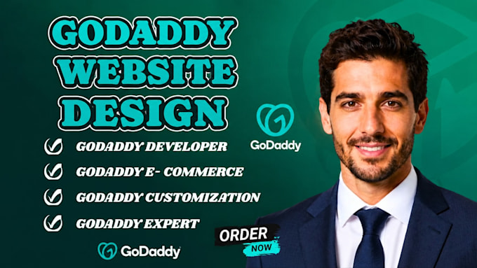 design redesign and develop a high converting godaddy website for your business