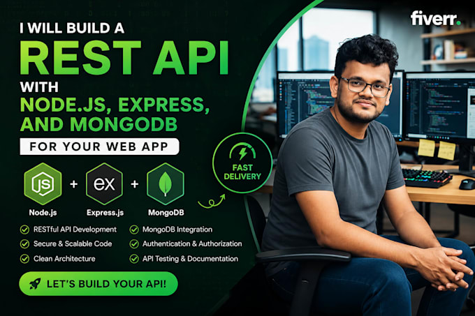 build a rest API using node js express and mongodb for your web app