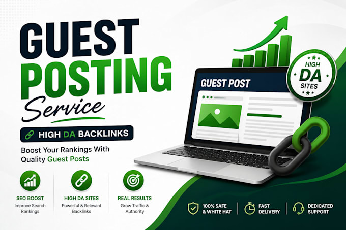publish guest posts on high authority websites