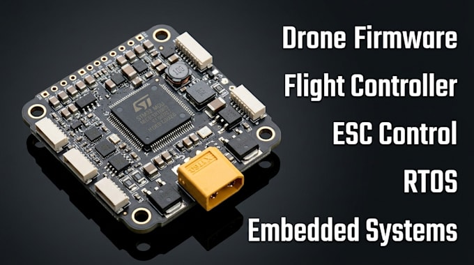 Develop drone firmware, flight controller systems, esc control, rtos ...