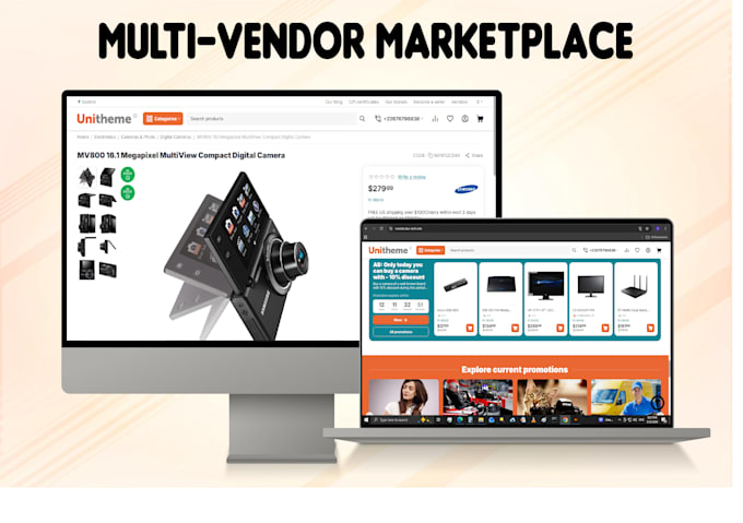 build a professional multi vendor marketplace website