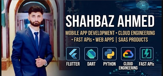 build custom software and apps using flutter and python