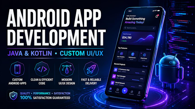 develop a professional android app using android studio