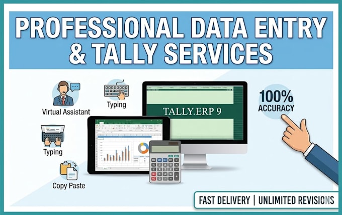 be your data entry, tally bookkeeping, and copy paste