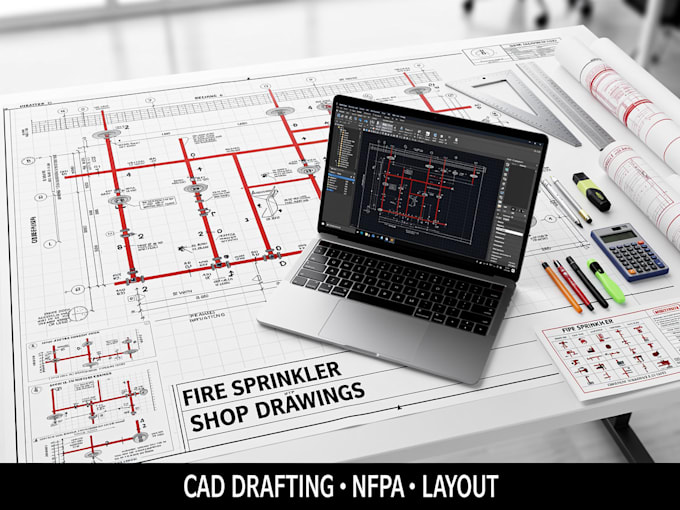 draw fire pump room layout booster pump nfpa fire system fire detection plans
