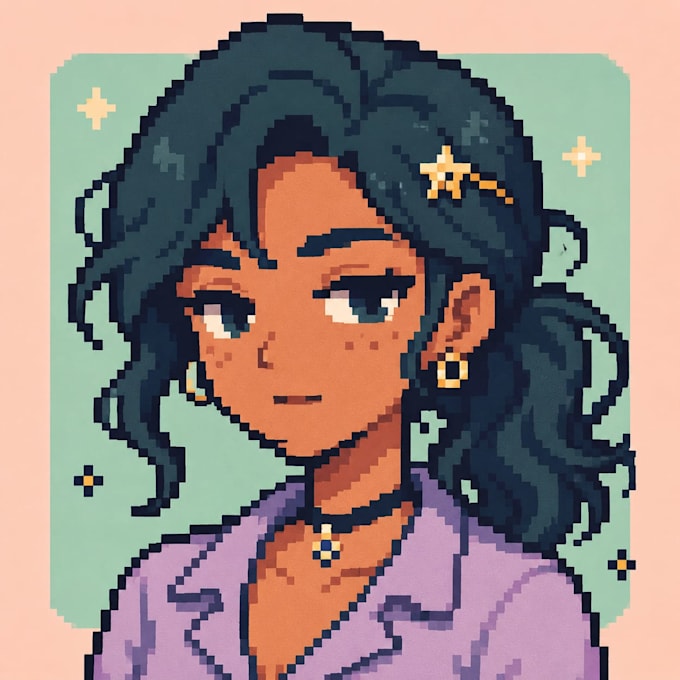 create custom pixel art characters and anime style portraits