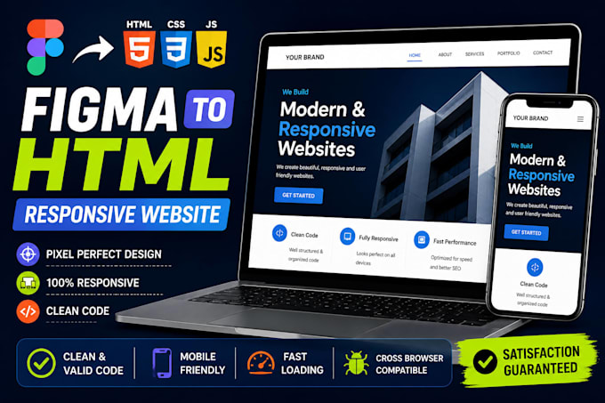 convert figma file to html