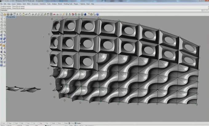 create rhino and grasshopper parametric 3d models