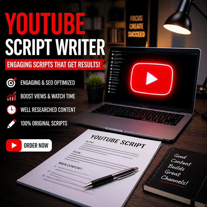 write engaging youtube scripts with cinematic storytelling