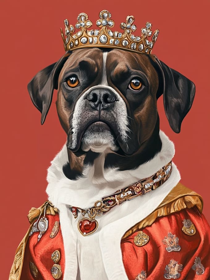 draw pet portrait illustration