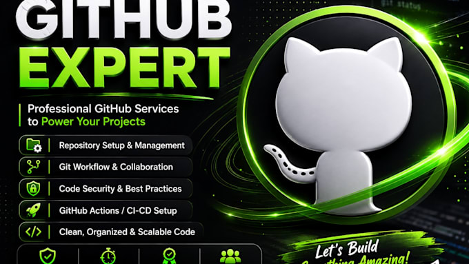 setup manage and optimize your github repository professionally