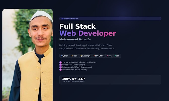 build a full stack web app with python flask