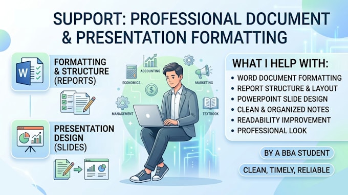 format and improve your reports, notes, and presentations