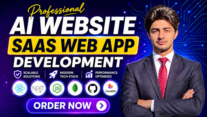 build ai website, ai saas app and ai chatbots