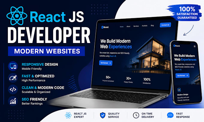 build responsive reactjs websites