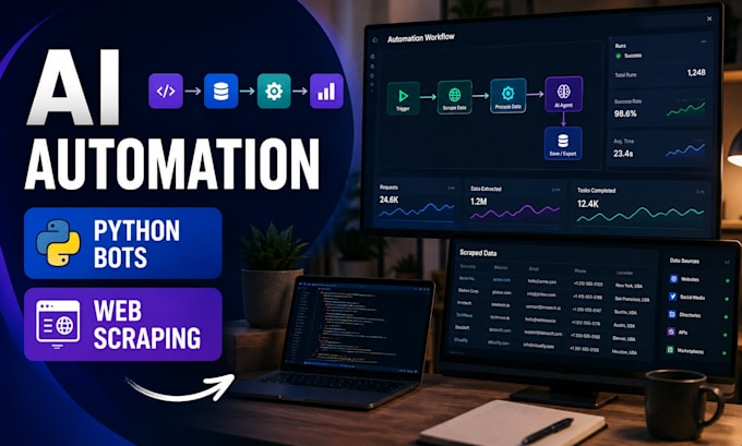build ai automation agents, scraping bots, and workflows