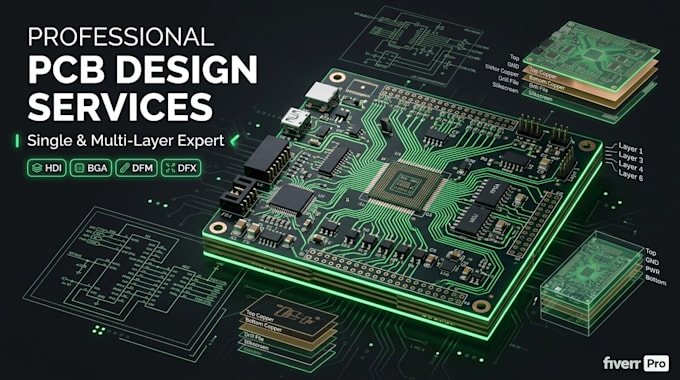 provide you with expert single and multilayer pcb design services