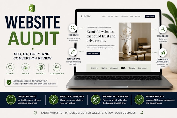 audit your website for SEO and conversions