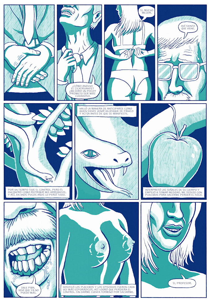 ink your comic based on your sketches