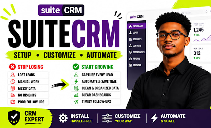 install espocrm suitecrm customize sugarcrm vtiger CRM suitecrm automation