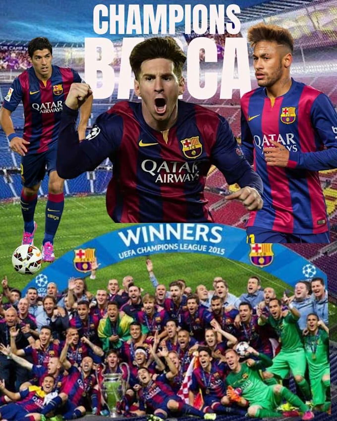 design an epic soccer or football poster