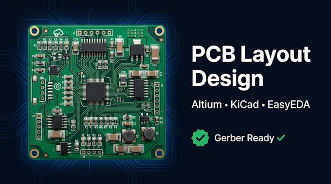 design professional pcb layout and schematic using altium or kicad