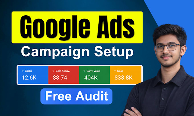 setup and optimize google ads campaign for local business, shopify, ecommerce