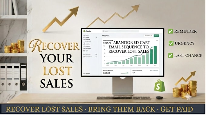 write abandoned cart email sequence to recover lost sales