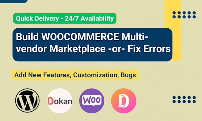 create woocommerce multi vendor marketplace with wcfm and dokan