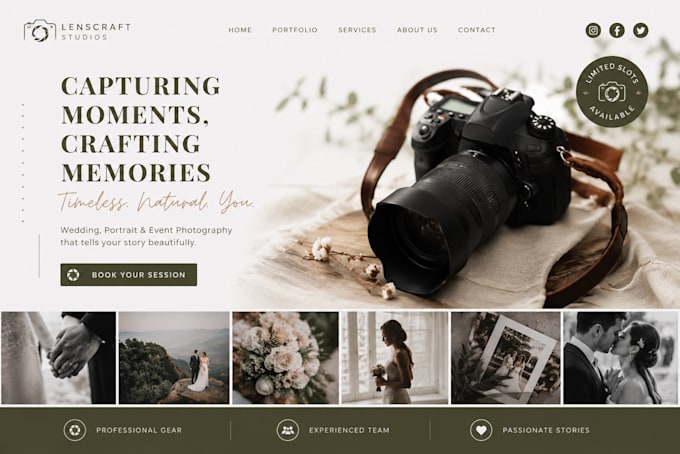 design custom pixieset website photography website, squarespace website