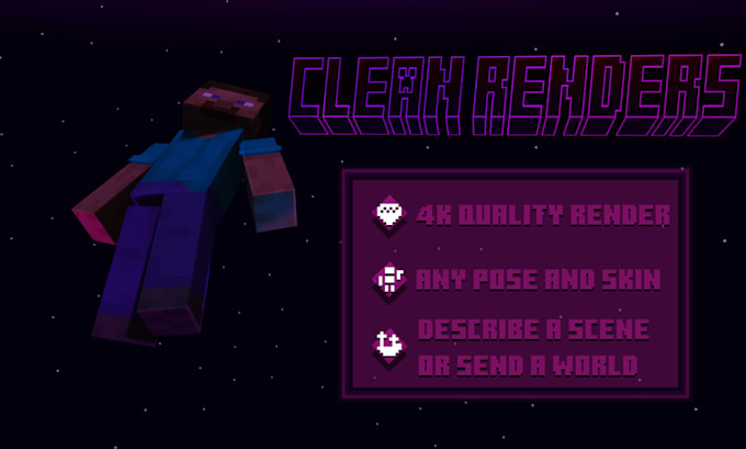 create high quality 3d renders of your minecraft skins