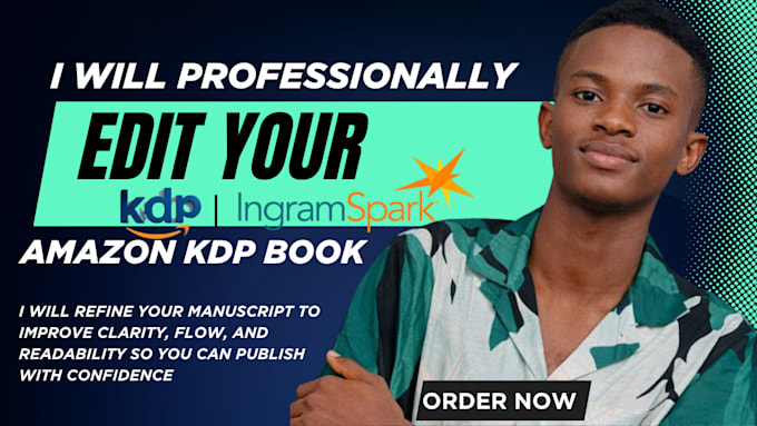 do professional book editing for amazon KDP