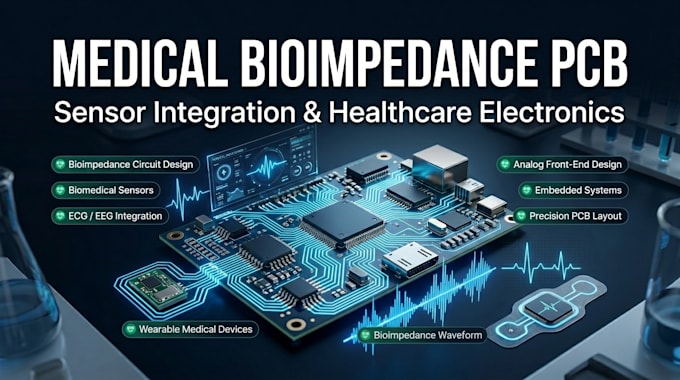 develop medical bioimpedance pcb with sensor integration