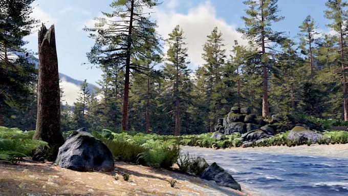 design 3d scenes, level design, terrain map and environment in unity 3d