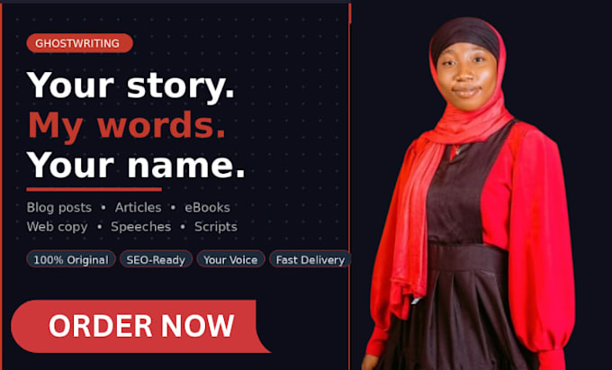 ghostwrite ebook SEO blog post articles in voice