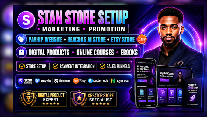 do stan store migration, payhip online store promotion, beacons ai store setup