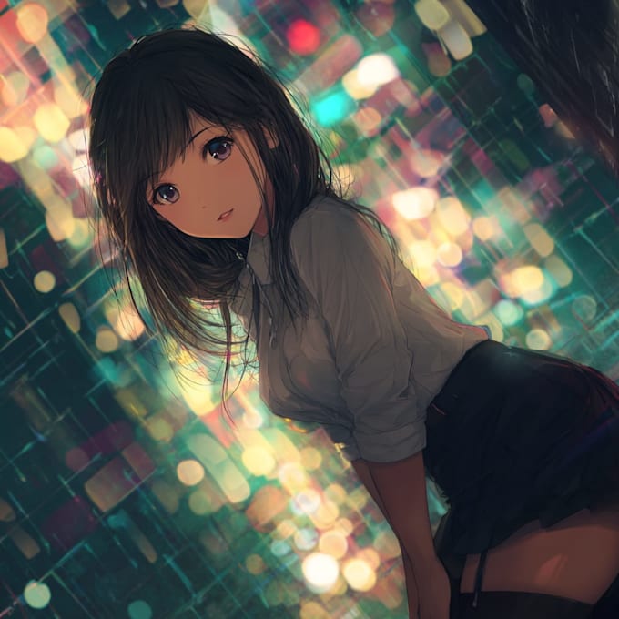 drawing anime artwork illustration with high quality