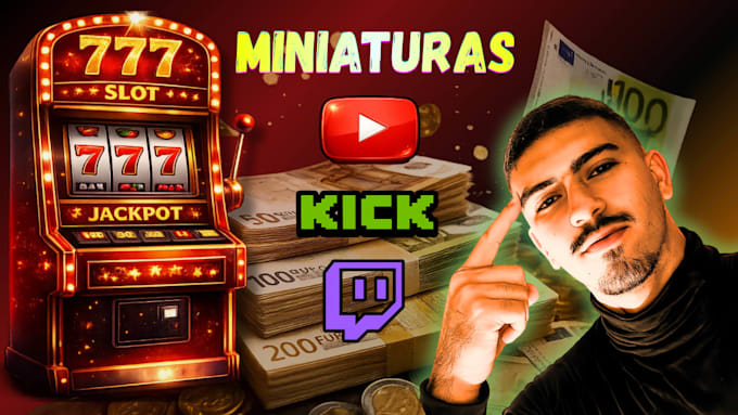 design high CTR thumbnails for slots and viral vlogs