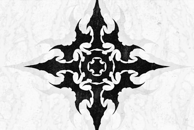 design heavy metal band logo with artwork