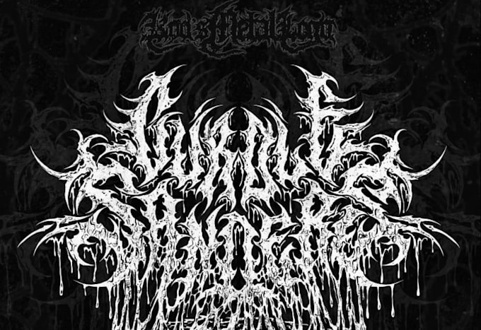create custom grindcore band logo