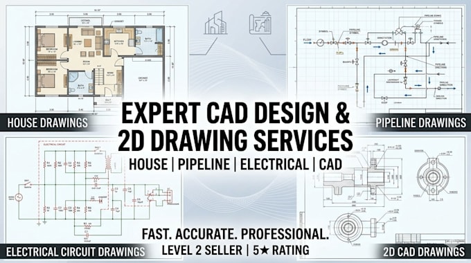 be your expert cad designer for 2d drawings